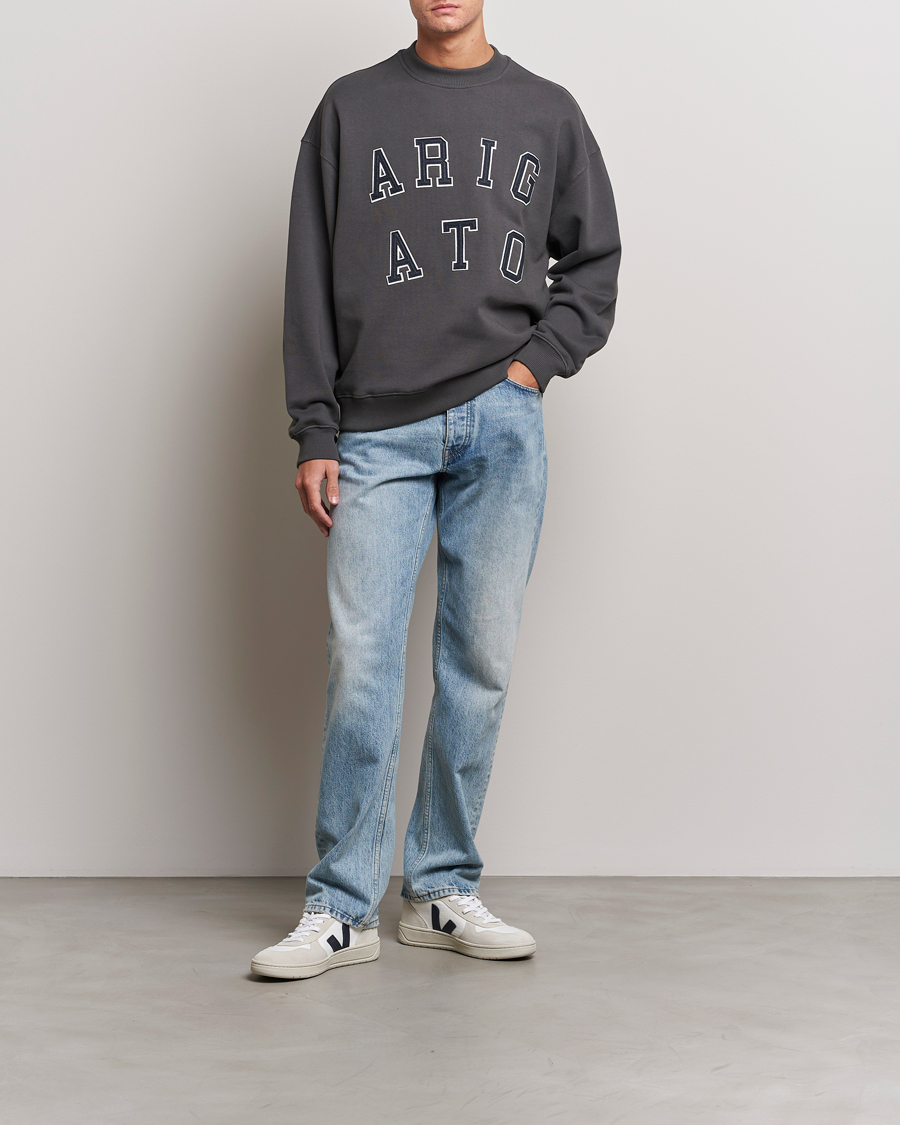 Mies | Puserot | Axel Arigato | Legend Crew Neck Sweatshirt Faded Black