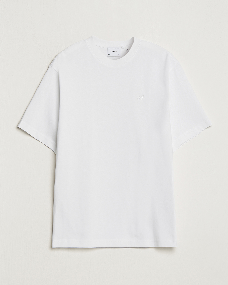 Mies |  | Axel Arigato | Signature Crew Neck T-Shirt White