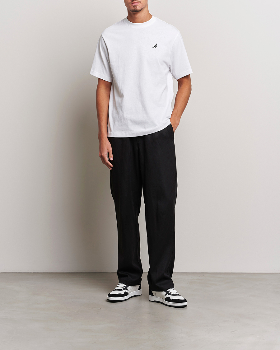 Mies | T-paidat | Axel Arigato | Signature Crew Neck T-Shirt White