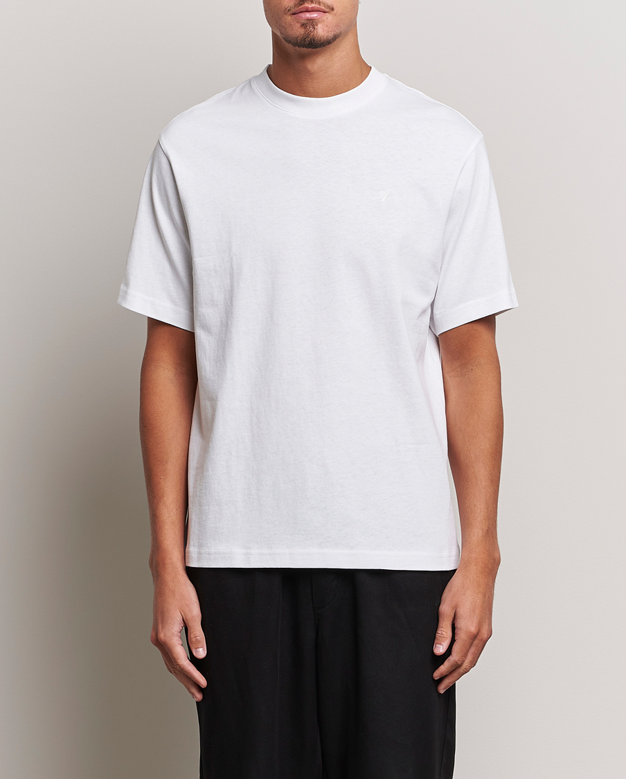 Mies | T-paidat | Axel Arigato | Signature Crew Neck T-Shirt White