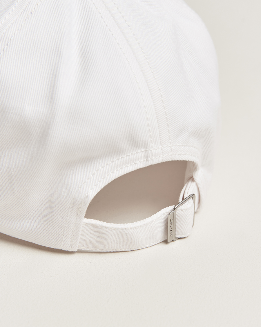 Mies | GANT High Cotton Twill Cap White | GANT | High Cotton Twill Cap White