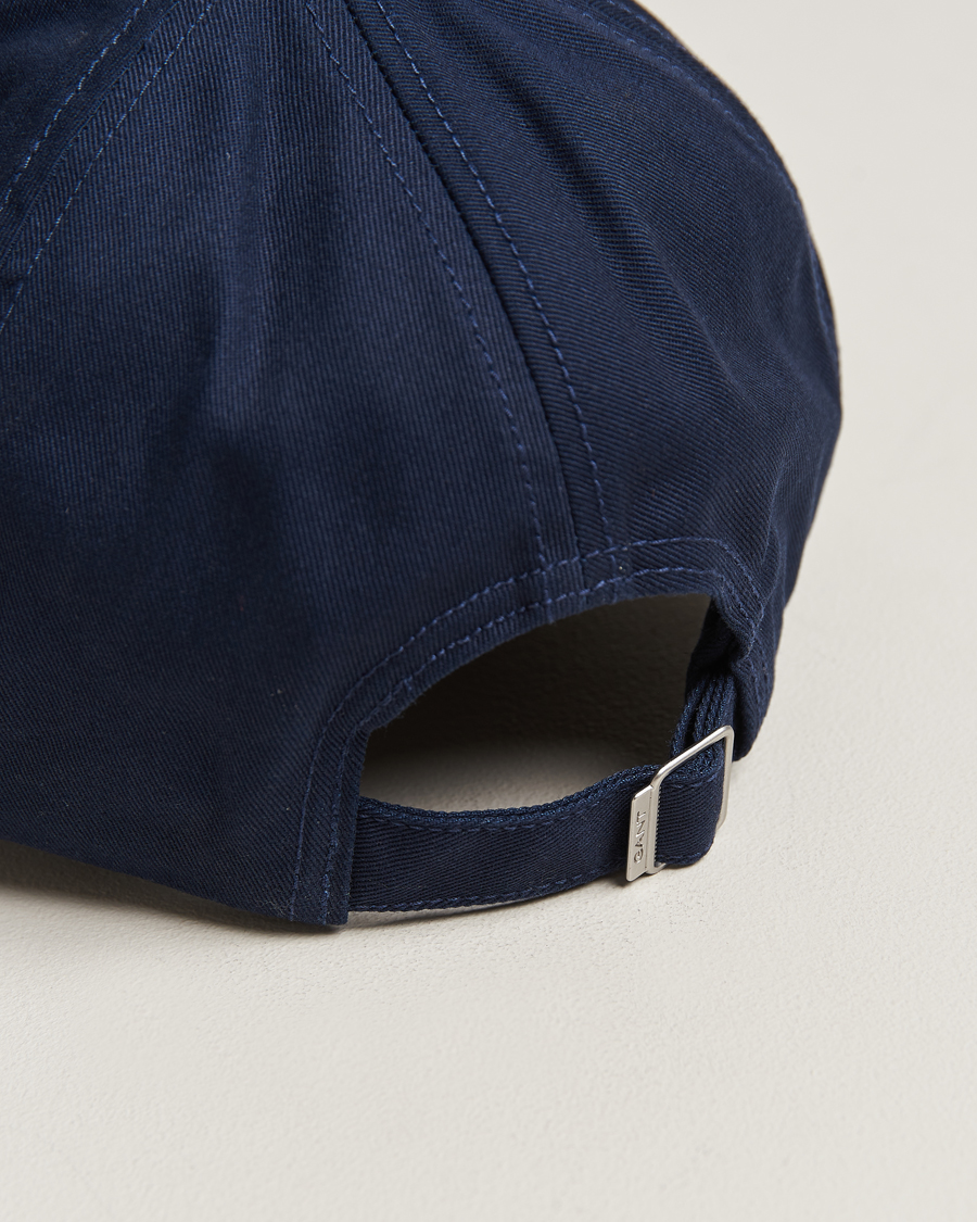 Mies | GANT High Cotton Twill Cap Marine | GANT | High Cotton Twill Cap Marine