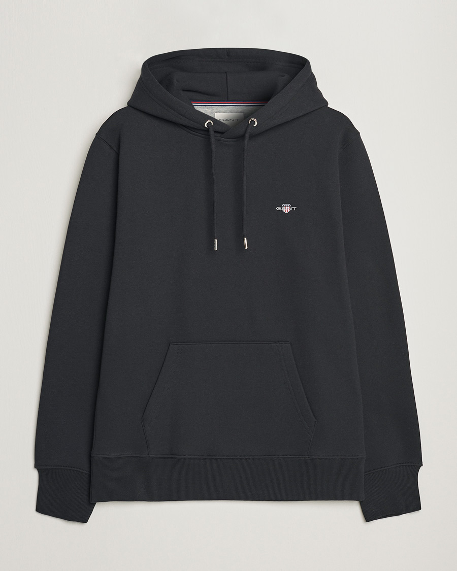Mies | Puserot | Gant | Original Shield Logo Hoodie Black