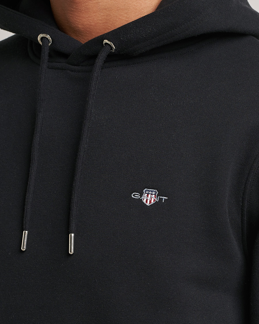 Mies | Puserot | Gant | Original Shield Logo Hoodie Black