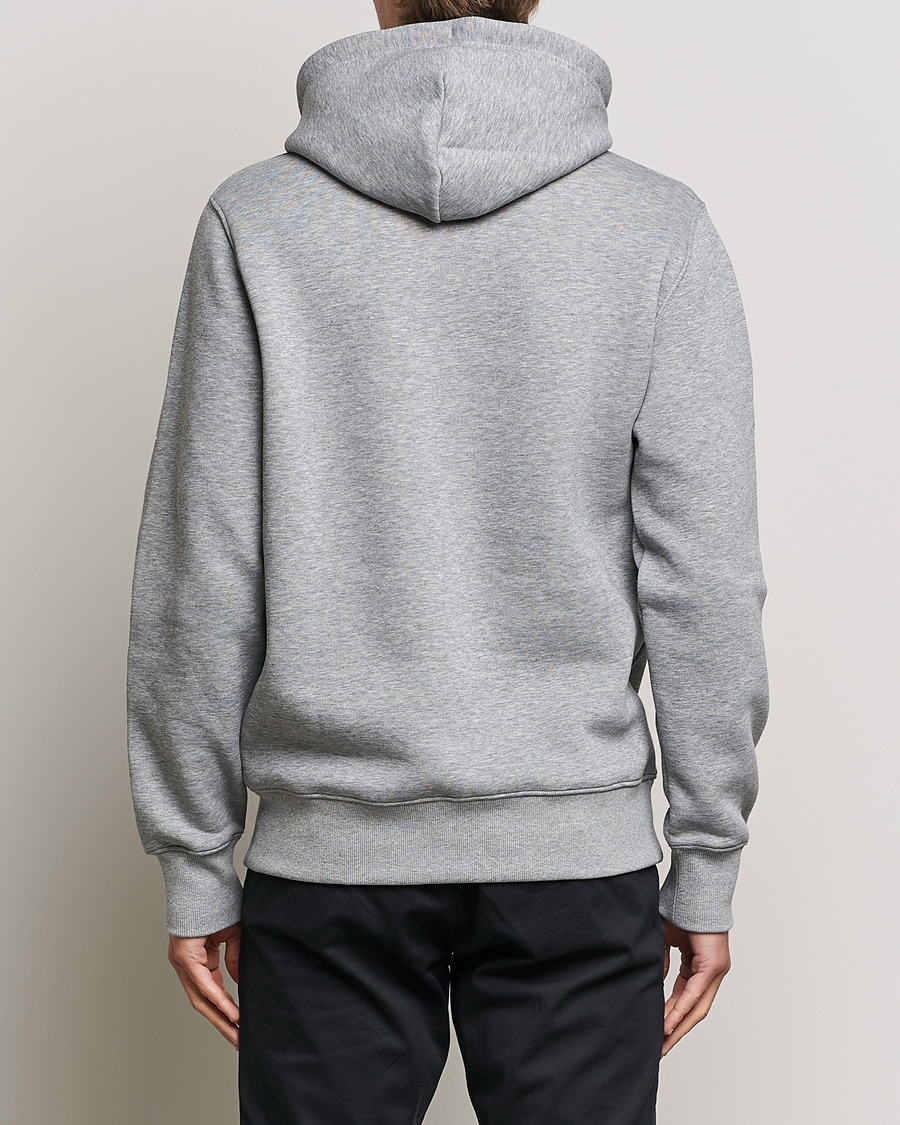Mies | Puserot | GANT | Original Shield Logo Hoodie Grey Melange