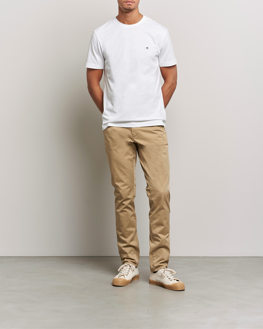 Mies | T-paidat | Gant | The Original Solid T-Shirt White