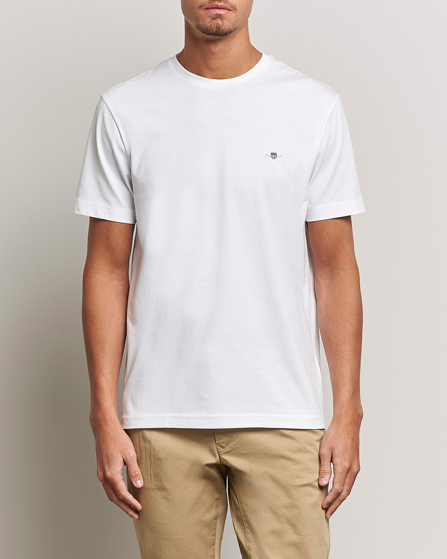 Mies | T-paidat | Gant | The Original Solid T-Shirt White