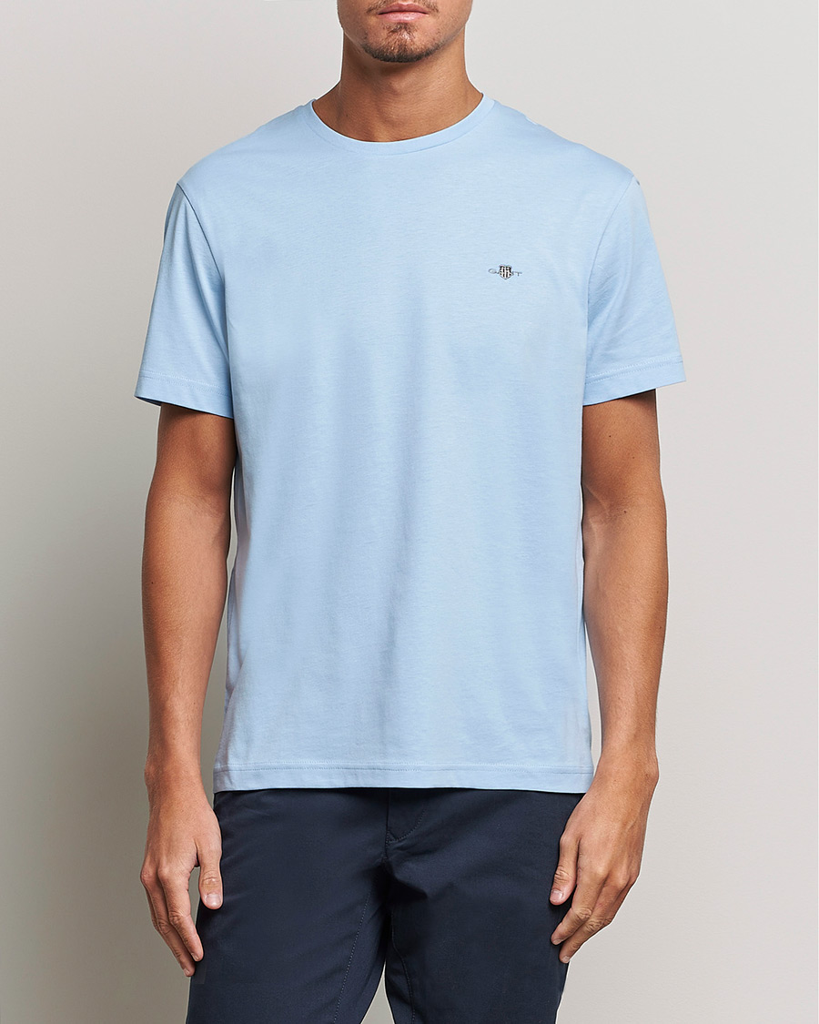 Mies | T-paidat | Gant | The Original Solid T-Shirt Capri Blue