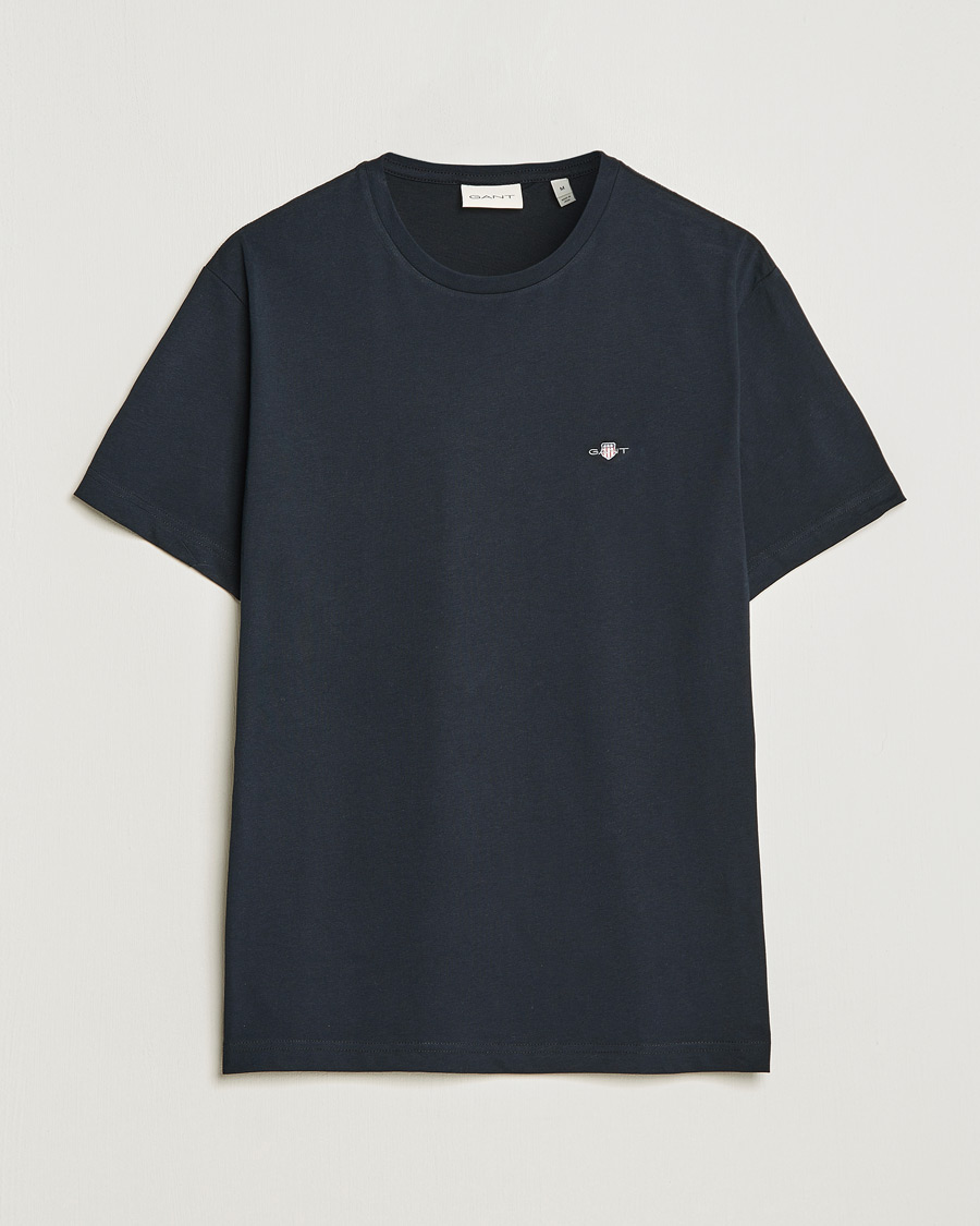 Mies | Mustat t-paidat | GANT | The Original Solid T-Shirt Black