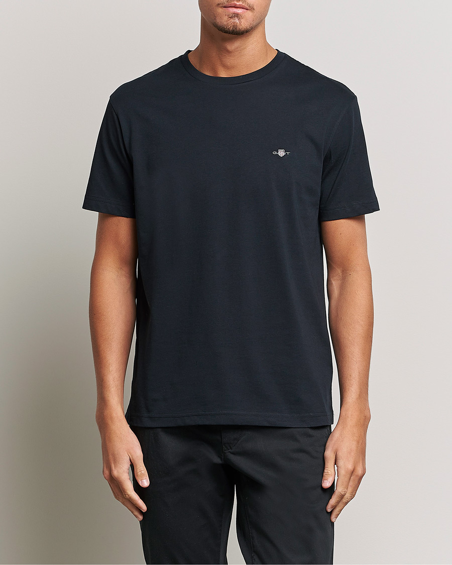 Mies | T-paidat | Gant | The Original Solid T-Shirt Black
