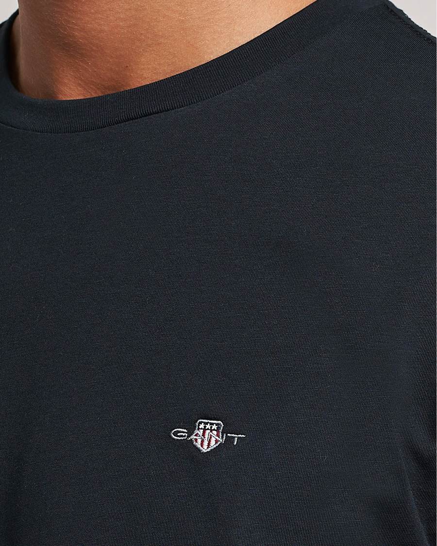 Mies | T-paidat | Gant | The Original Solid T-Shirt Black
