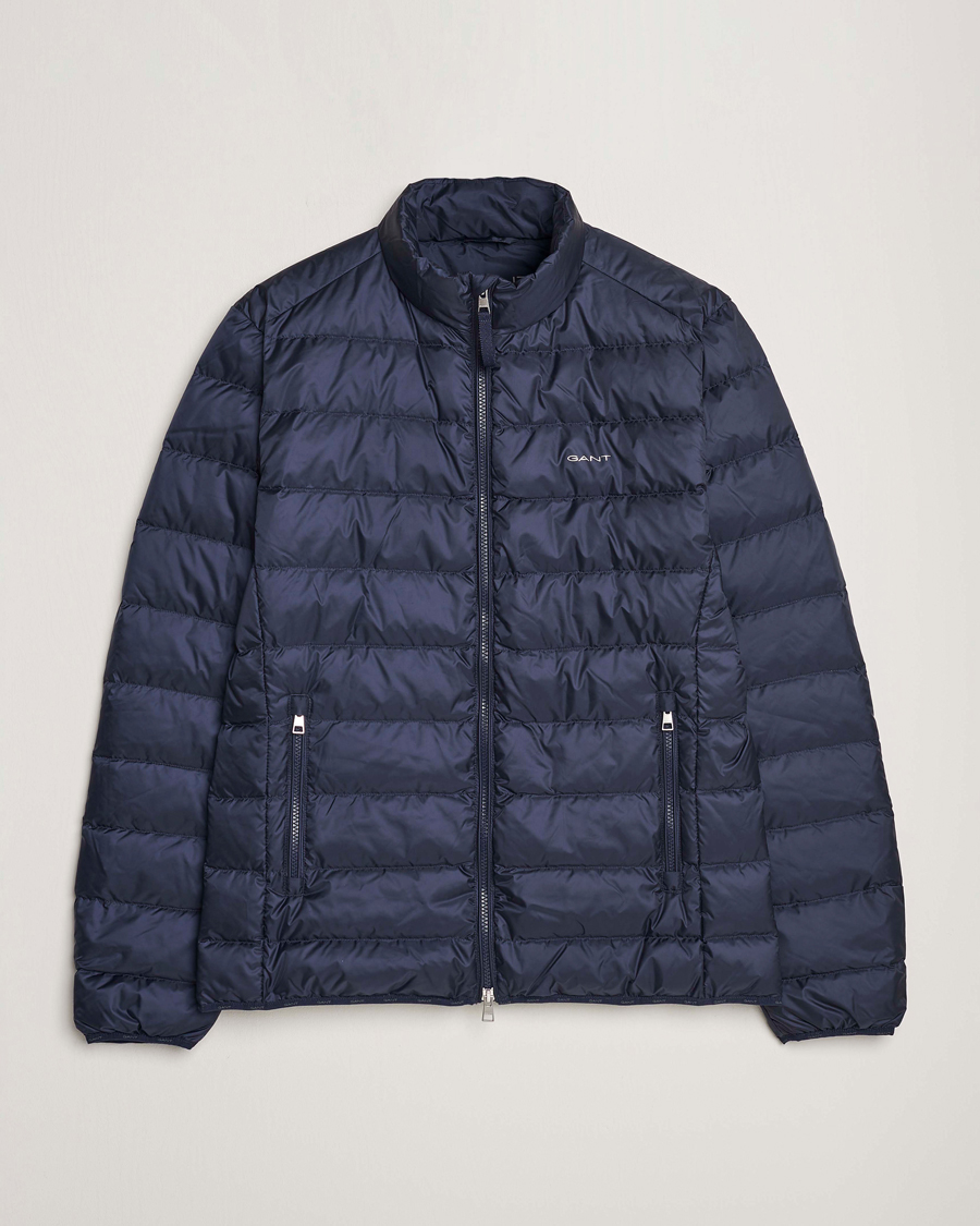 Mies | Takit | Gant | The Light Down Jacket Evening Blue