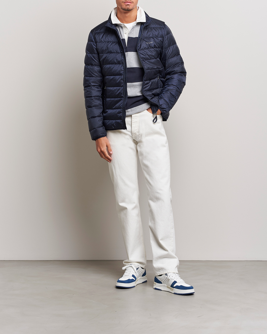 Mies | Takit | Gant | The Light Down Jacket Evening Blue