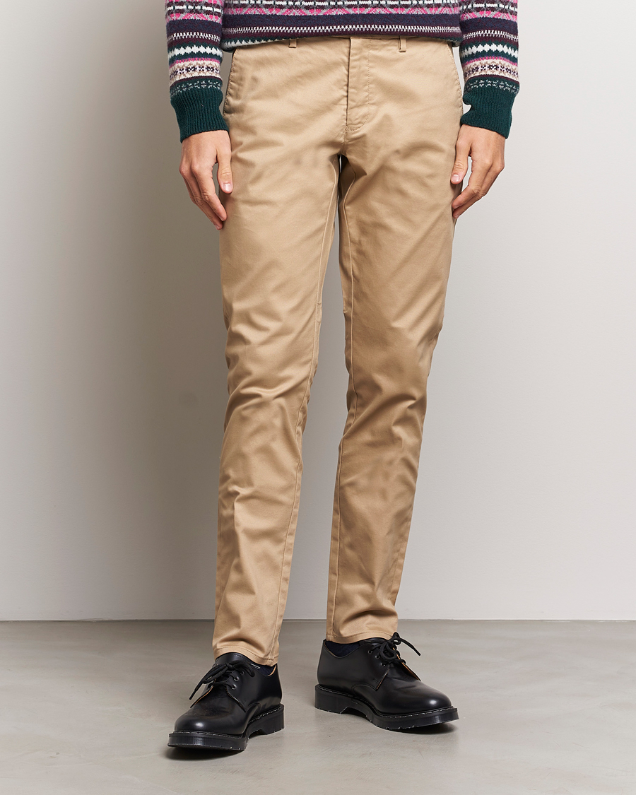 Mies | Housut | GANT | Slim Fit Tech Prep Chino Dark Khaki