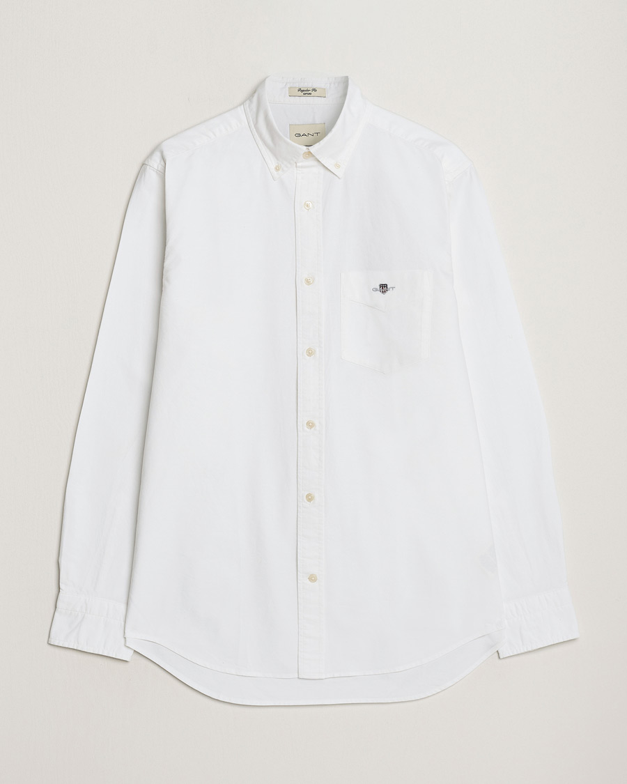 Mies | Kauluspaidat | Gant | Regular Fit Oxford Shirt White
