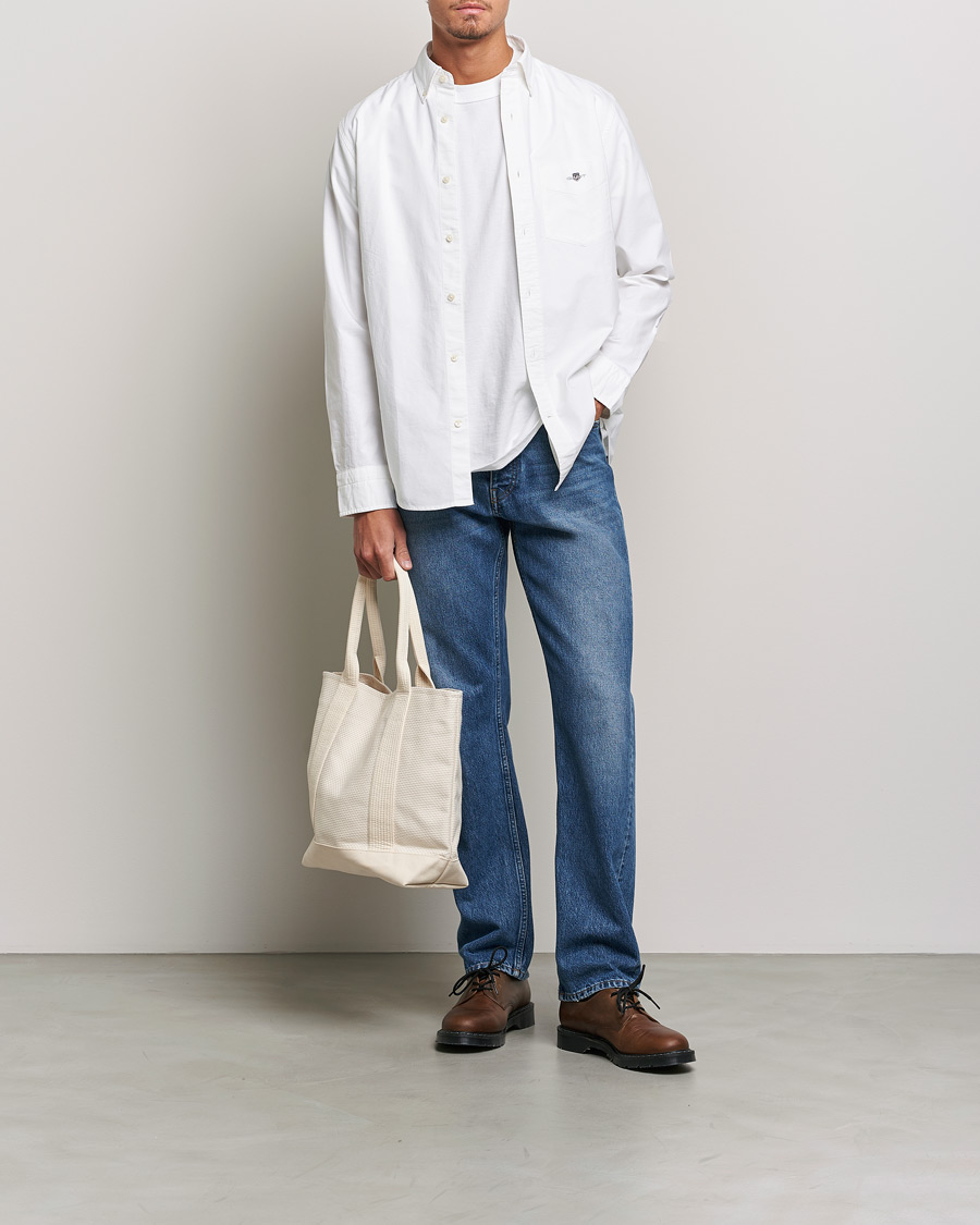 Mies | Kauluspaidat | Gant | Regular Fit Oxford Shirt White