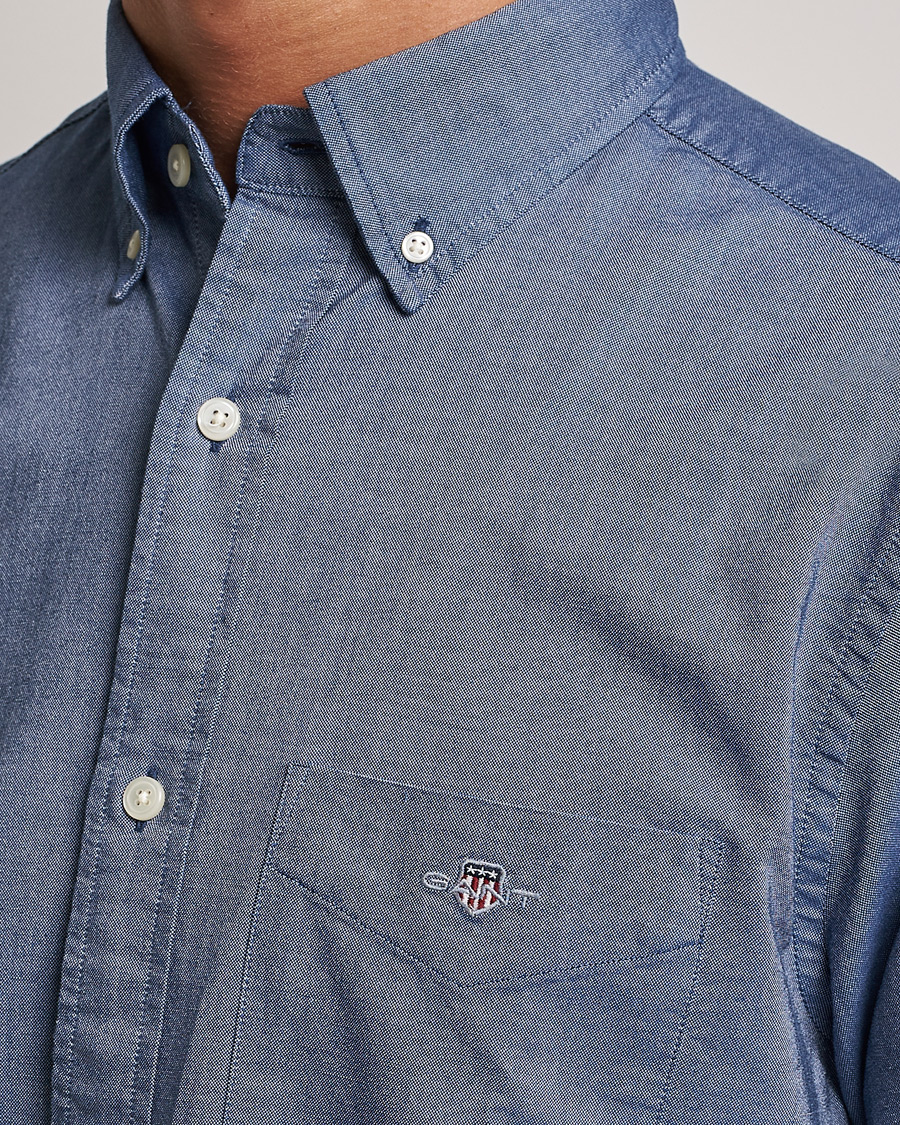 Mies | Kauluspaidat | Gant | Regular Fit Oxford Shirt Persian Blue