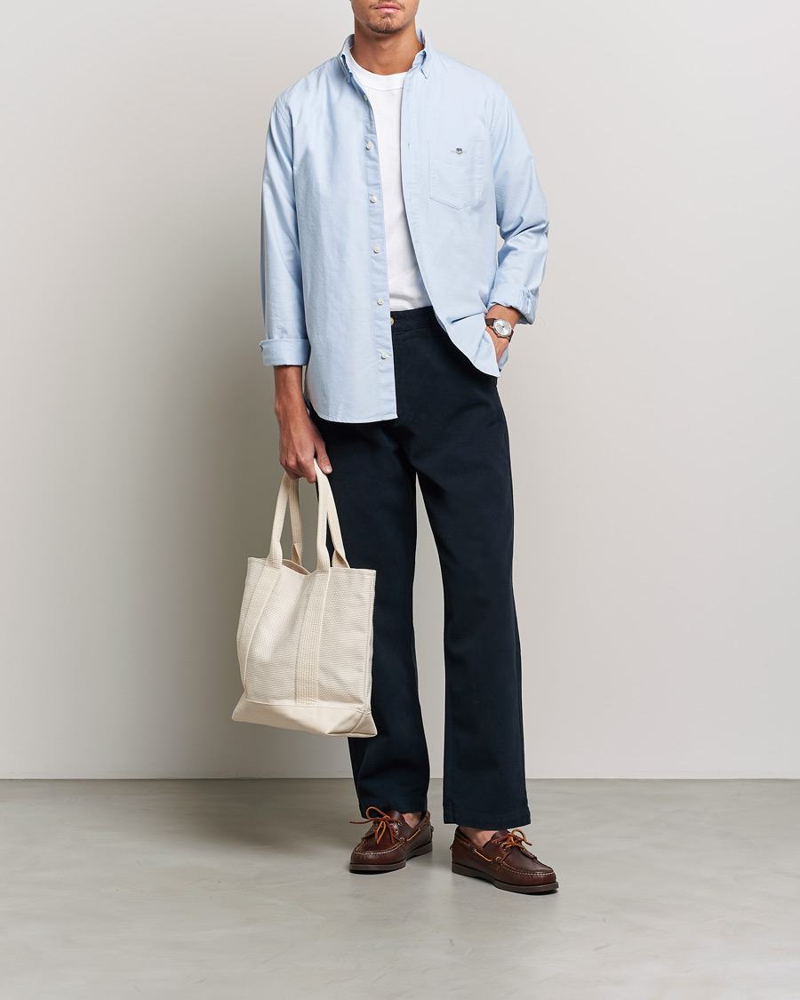 Mies | Kauluspaidat | Gant | Regular Fit Oxford Shirt Light Blue