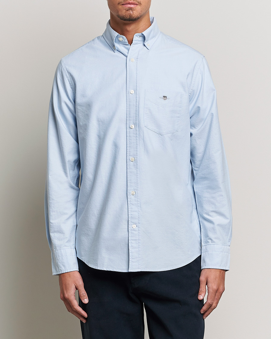 Mies | Kauluspaidat | Gant | Regular Fit Oxford Shirt Light Blue