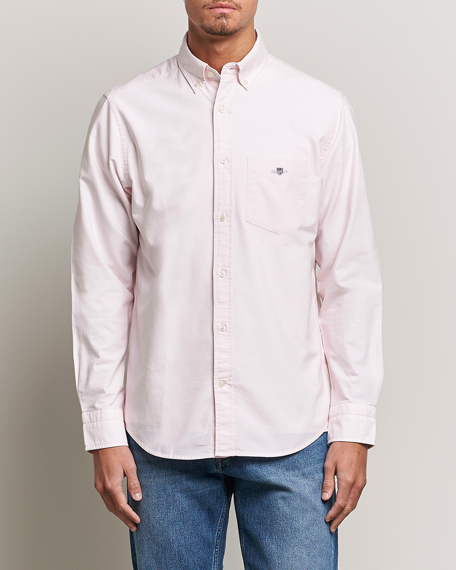 Mies |  | GANT | Regular Fit Oxford Shirt Light Pink