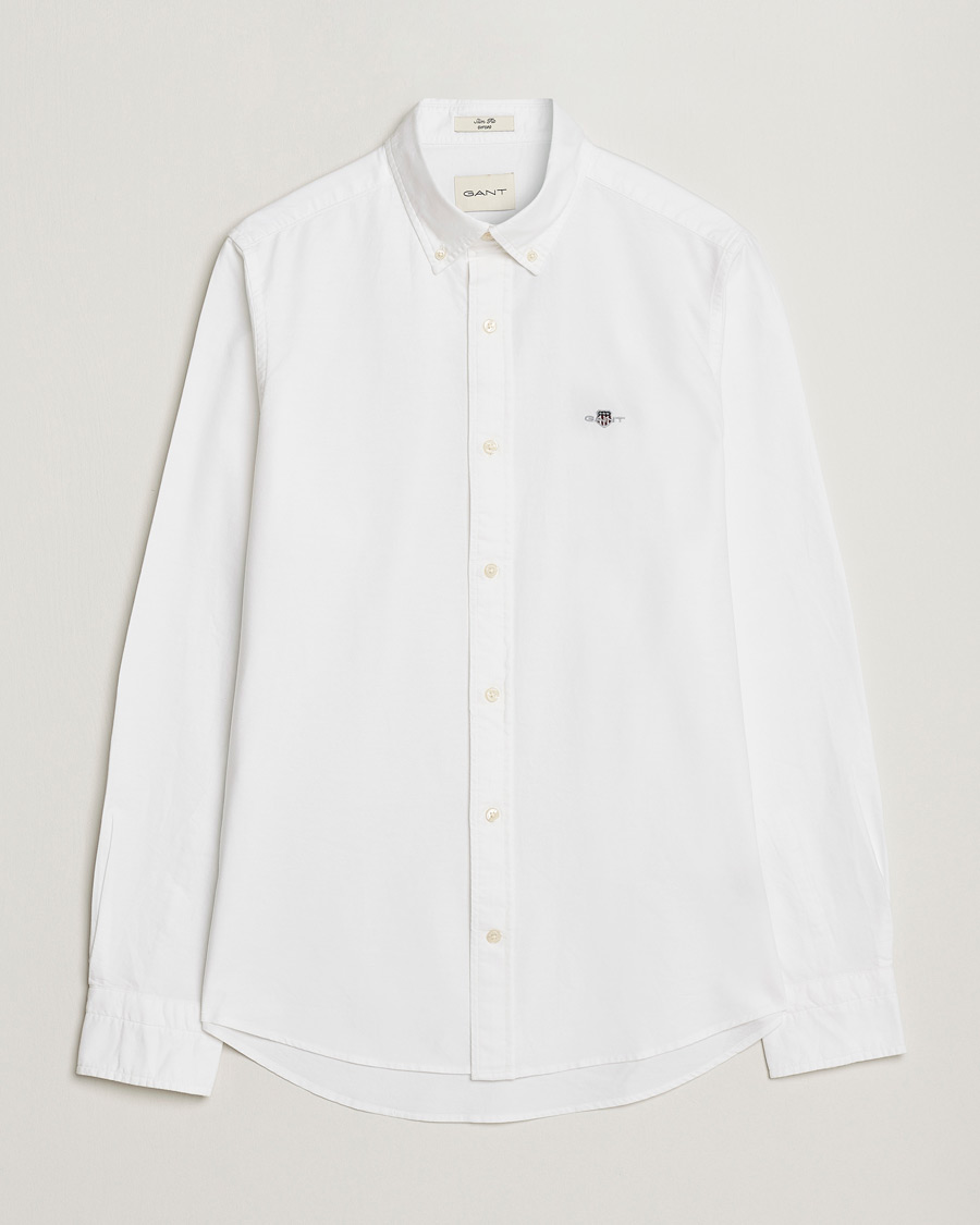 Mies | Kauluspaidat | Gant | Slim Fit Oxford Shirt White