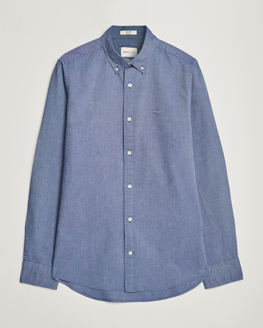 Mies | Kauluspaidat | Gant | Slim Fit Oxford Shirt Persian Blue