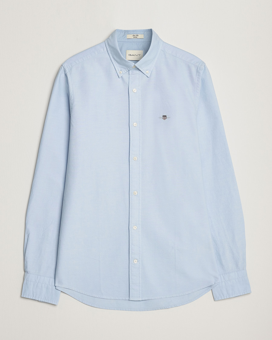 Mies |  | GANT | Slim Fit Oxford Shirt Light Blue