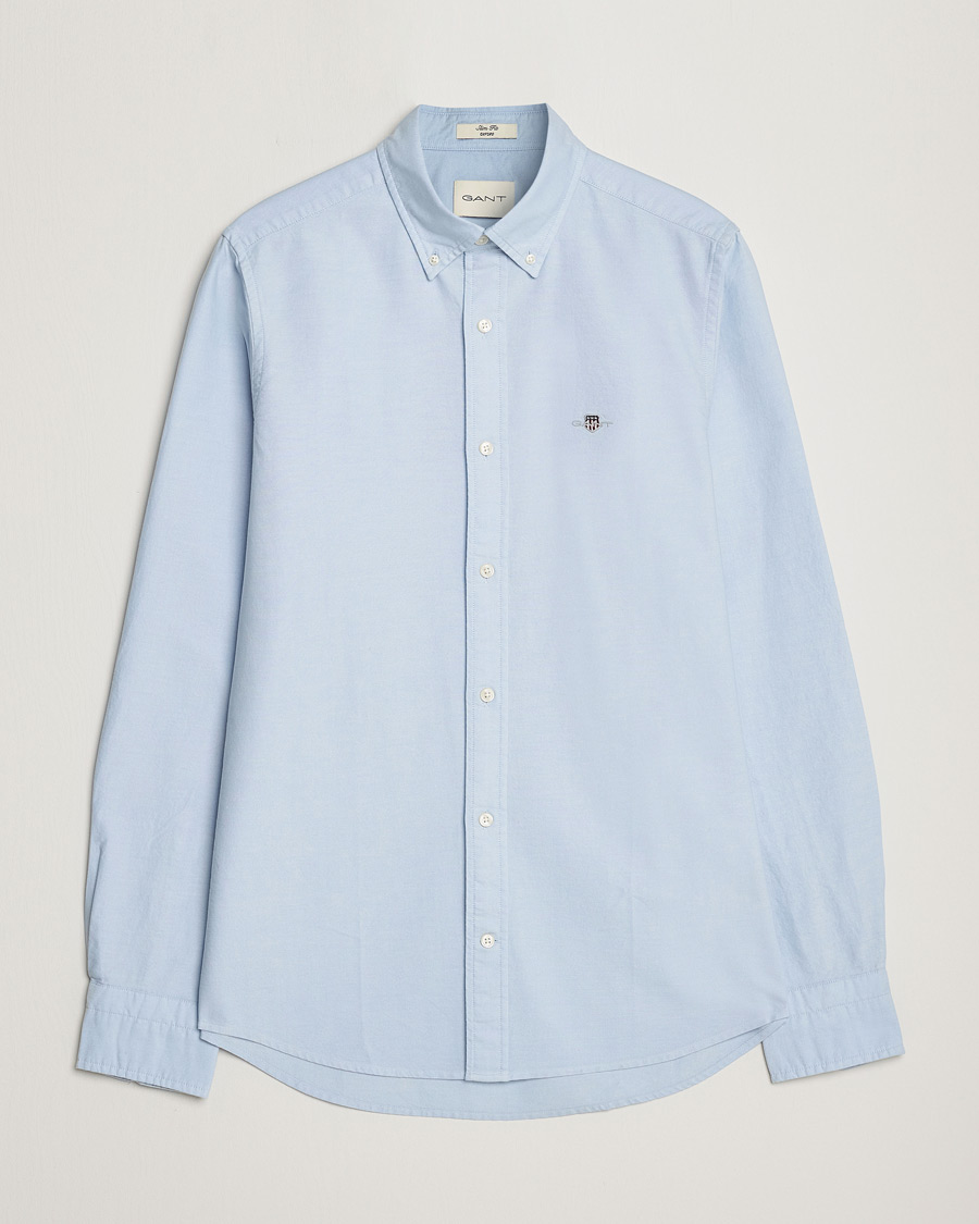 Mies | Kauluspaidat | Gant | Slim Fit Oxford Shirt Light Blue