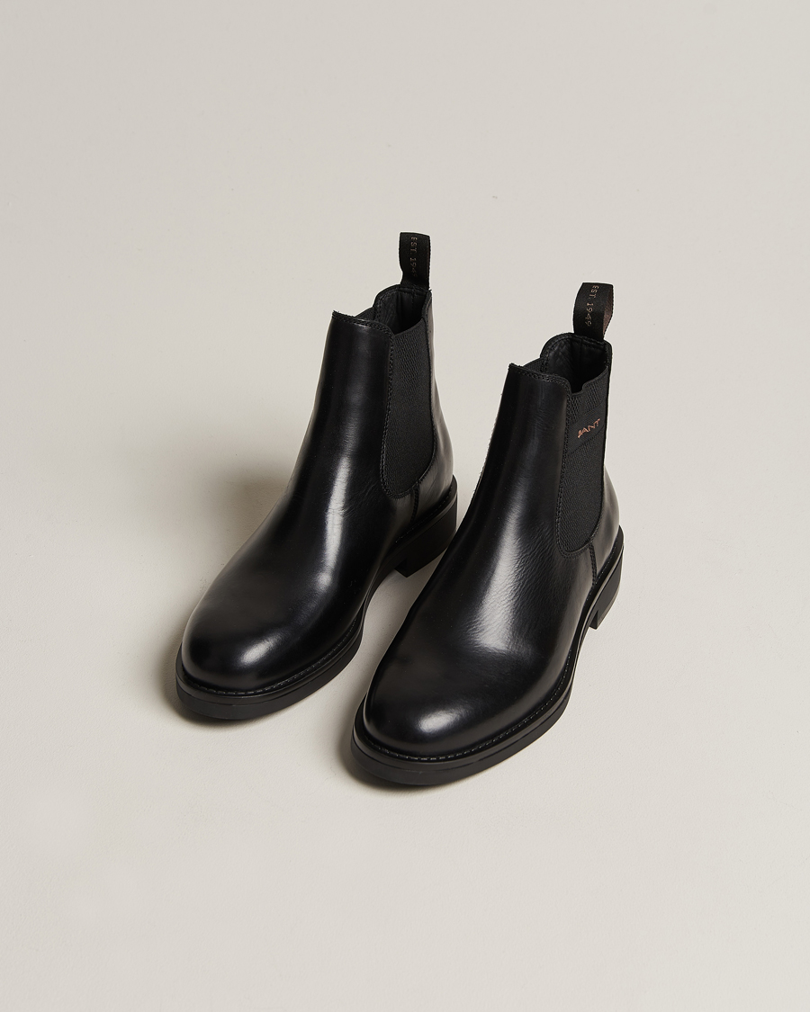 Mies |  | GANT | Prepdale Leather Chelsea Boot Black