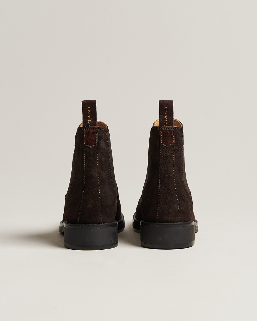 Mies | GANT Prepdale Suede Chelsea Boot Dark Brown | GANT | Prepdale Suede Chelsea Boot Dark Brown