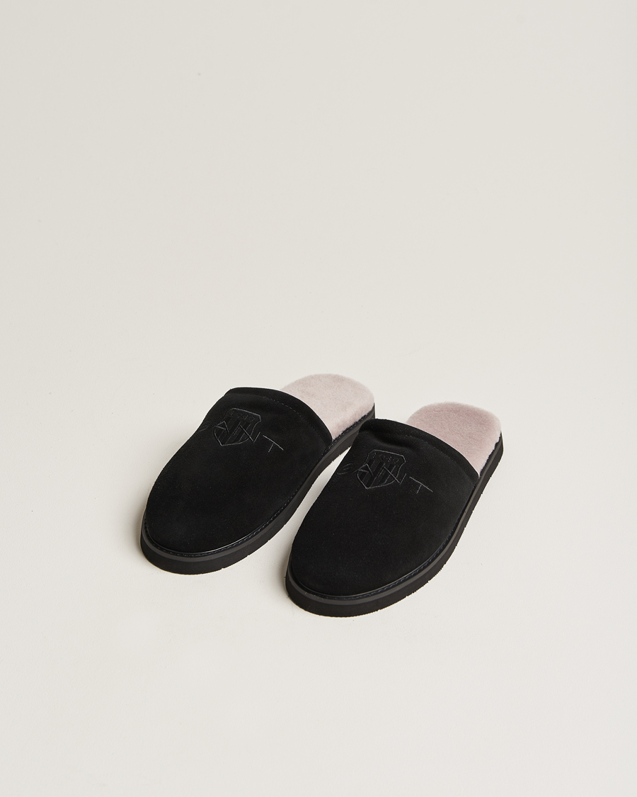 Mies | GANT Tamaware Suede Slippers Black | Gant | Tamaware Suede Slippers Black