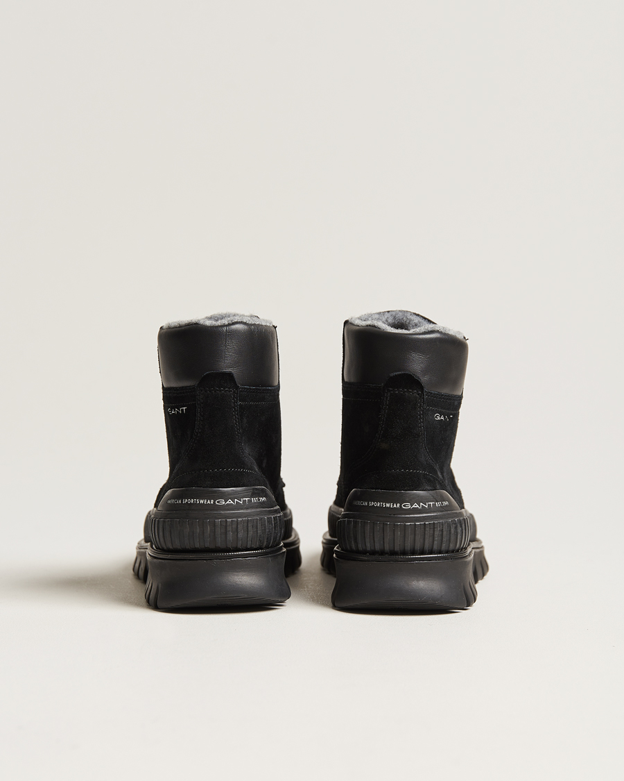 Mies | GANT Nebrada Felt Lined Suede Boot Black | GANT | Nebrada Felt Lined Suede Boot Black