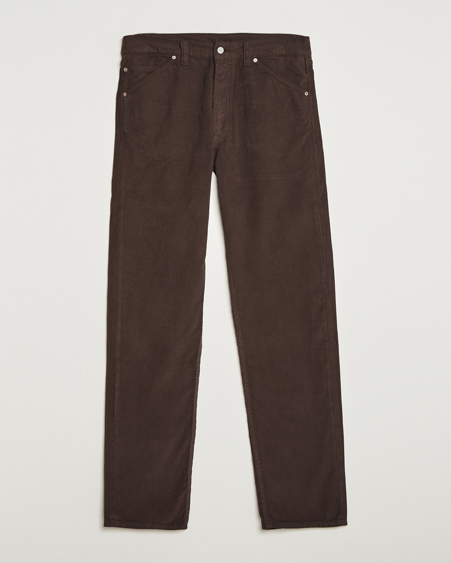 Mies | Housut | Drake's | 5-Pocket Selvedge Needlecord Jeans Brown