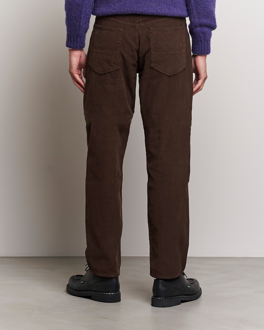 Mies | Housut | Drake's | 5-Pocket Selvedge Needlecord Jeans Brown