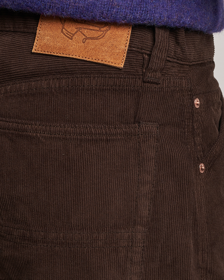 Mies | Housut | Drake's | 5-Pocket Selvedge Needlecord Jeans Brown