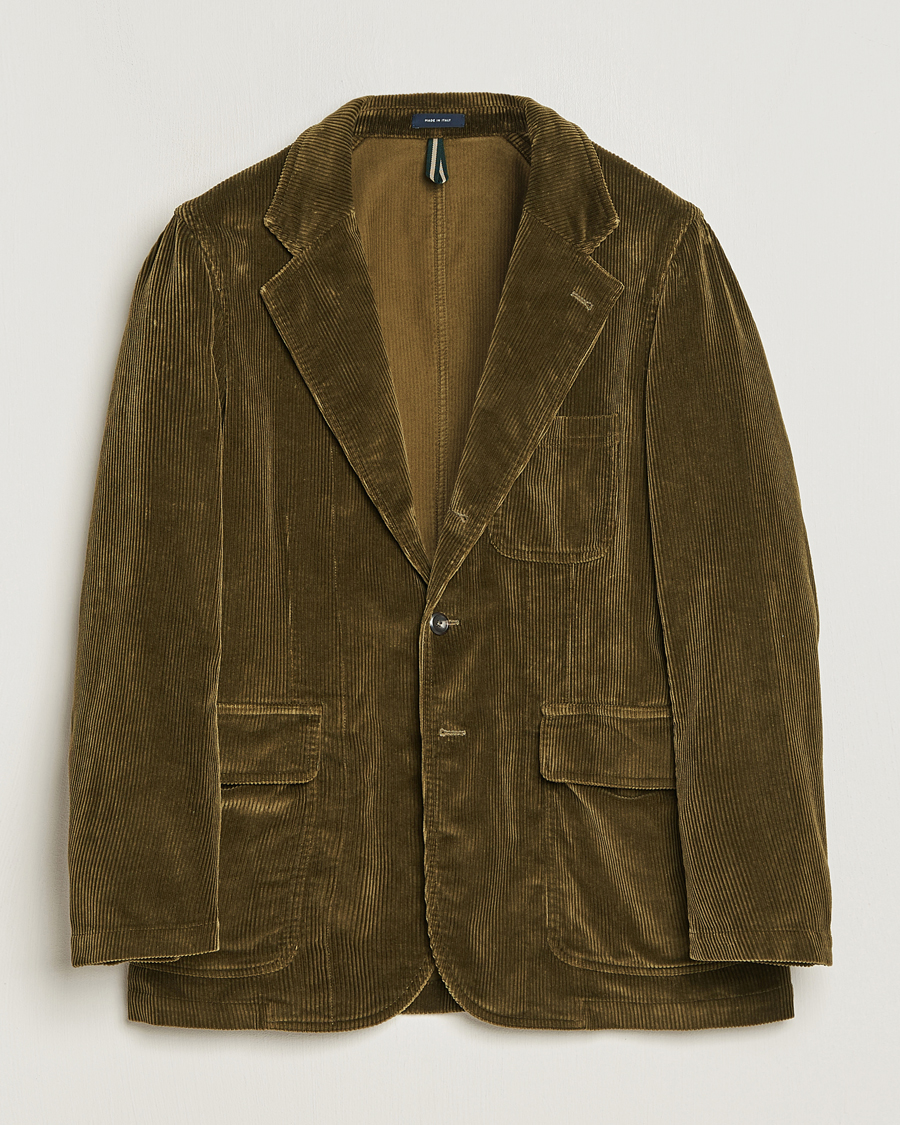 Mies | Pikkutakit | Drake's | MKI Games Corduroy Blazer Green