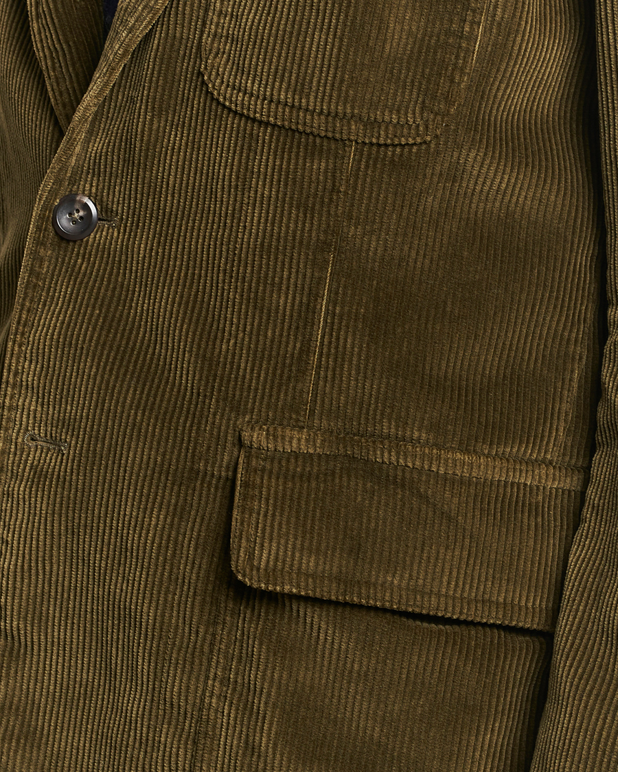 Mies | Pikkutakit | Drake's | MKI Games Corduroy Blazer Green