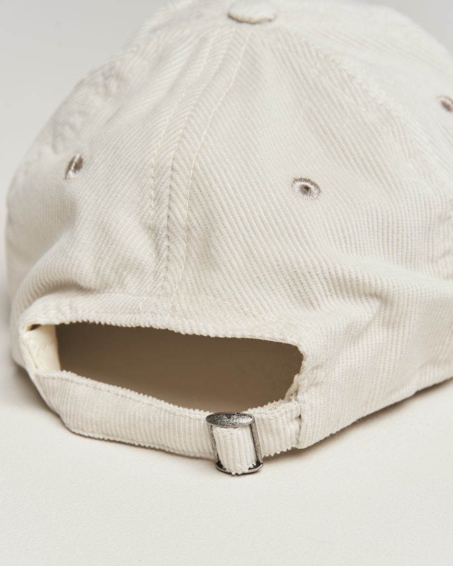 Mies | Drake's Square Font Cord Baseball Cap Silver Grey | Drake's | Square Font Cord Baseball Cap Silver Grey