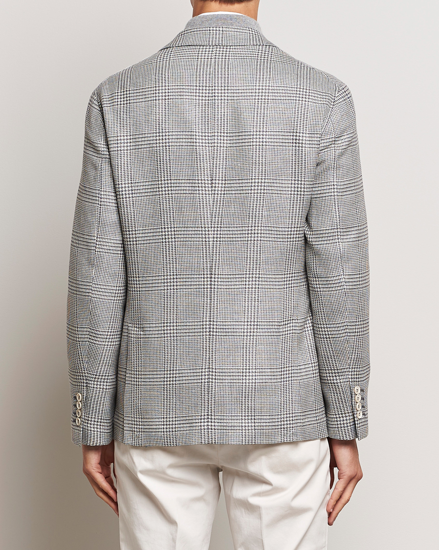 Mies | Pikkutakit | Brunello Cucinelli | Prince Of Wales Check Blazer Pearl Grey