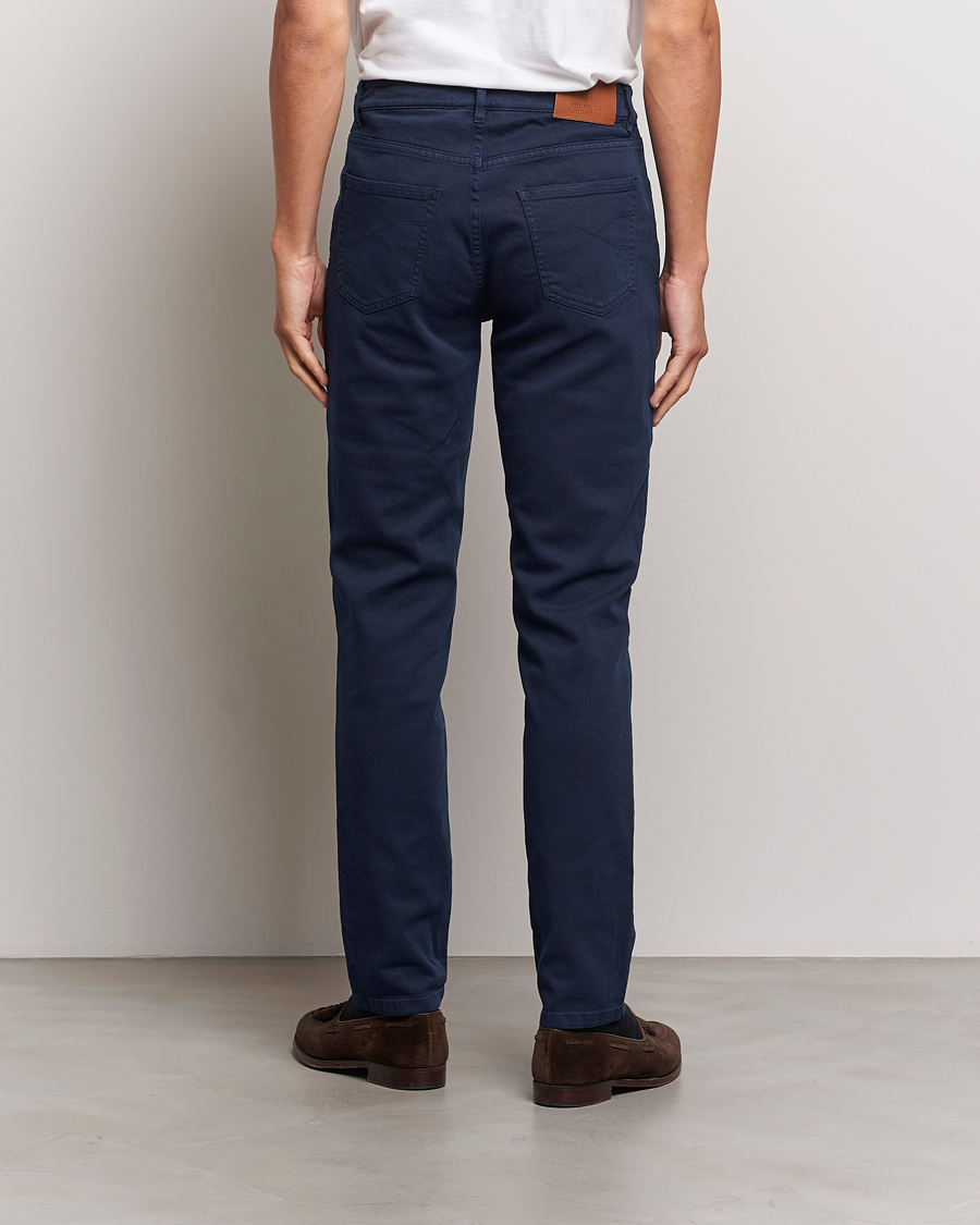 Mies | Housut | Brunello Cucinelli | Slim Fit Bull Denim Pants Navy