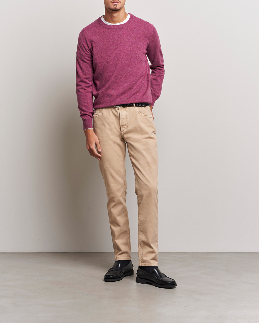 Mies | Housut | Brunello Cucinelli | Traditional Fit 5-Pocket Pants Beige