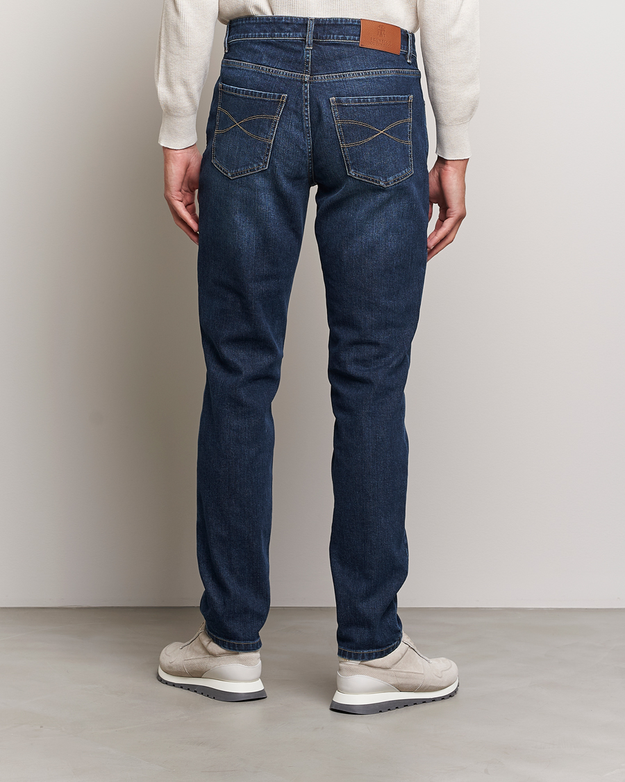 Mies | Farkut | Brunello Cucinelli | Traditional Fit Jeans Dark Wash