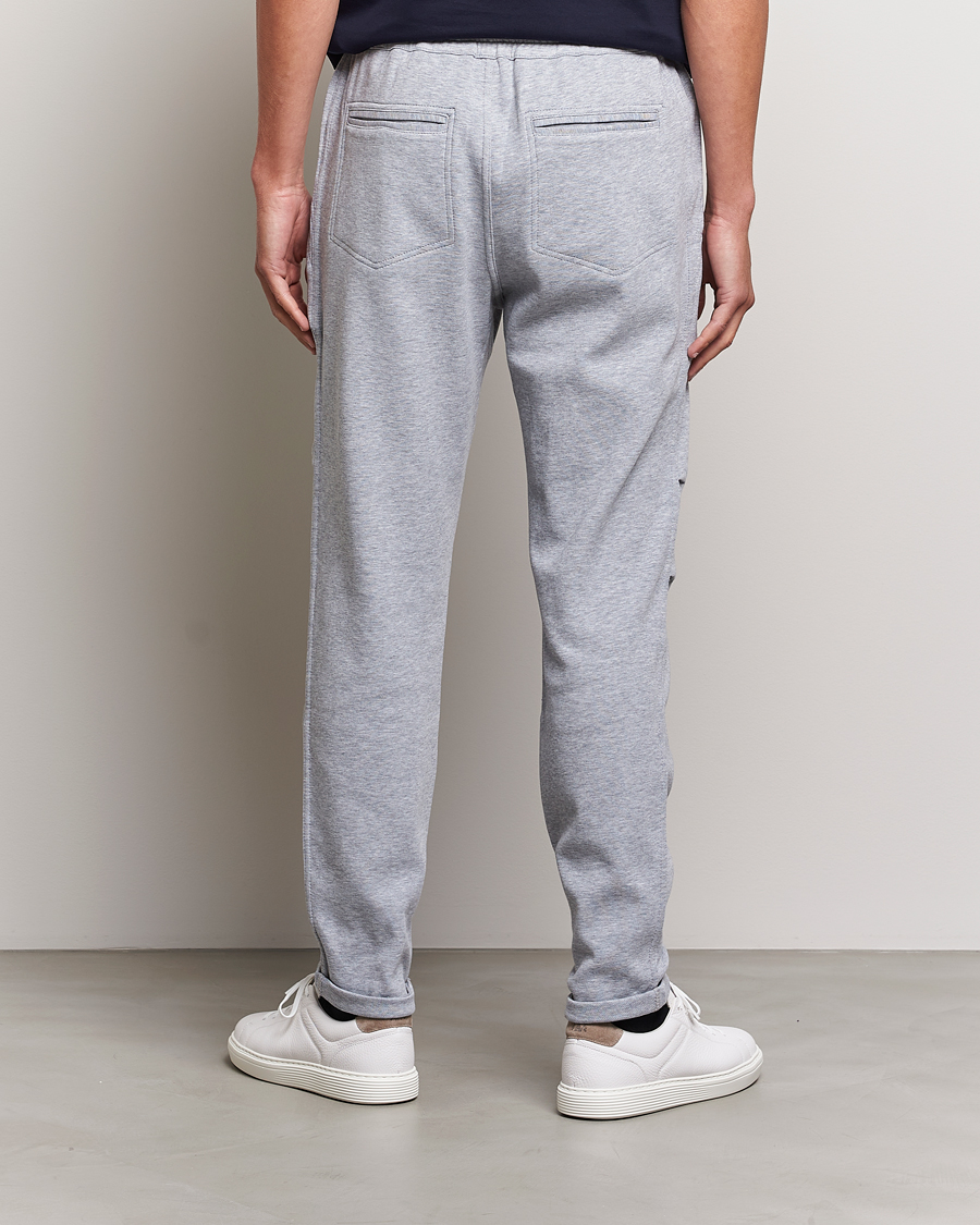 Mies | Housut | Brunello Cucinelli | Pleated Soft Sweatpants Grey Melange
