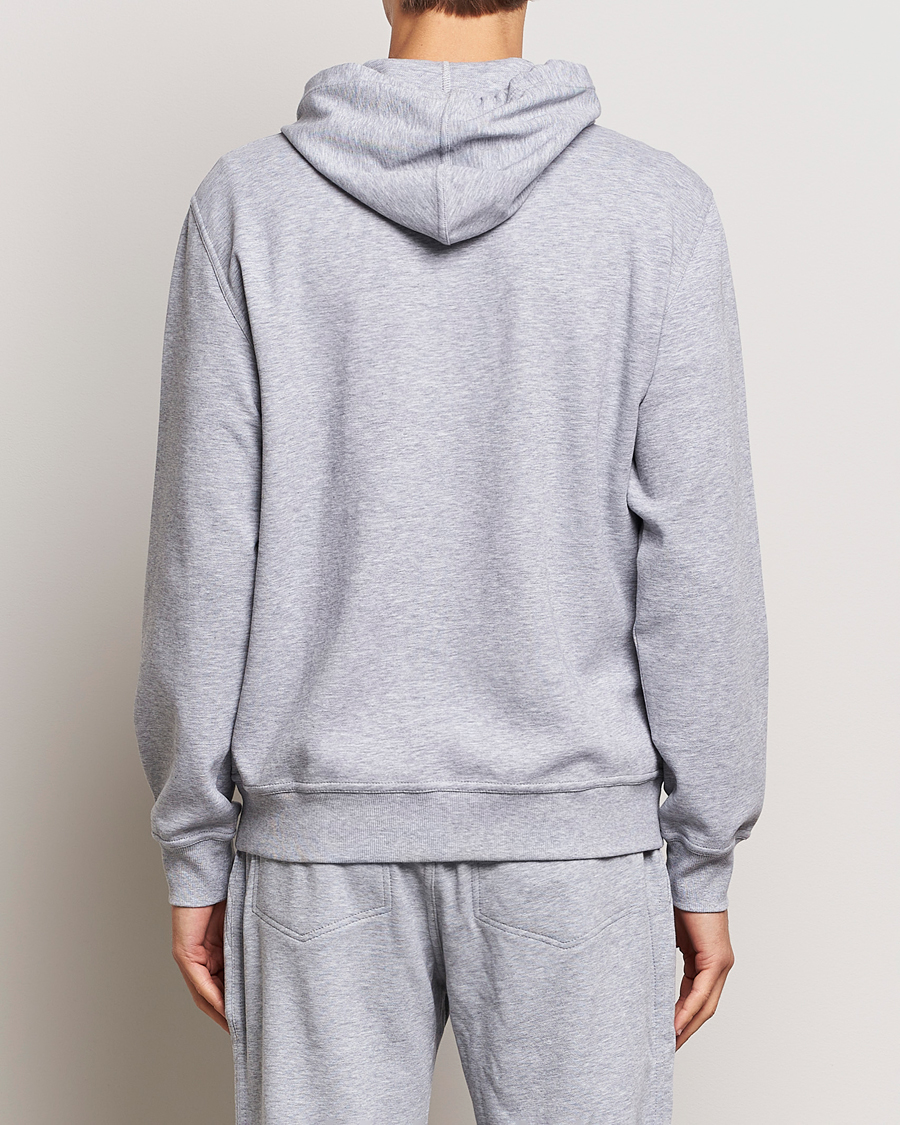 Mies | Puserot | Brunello Cucinelli | Full Zip Hooded Sweater Grey Melange