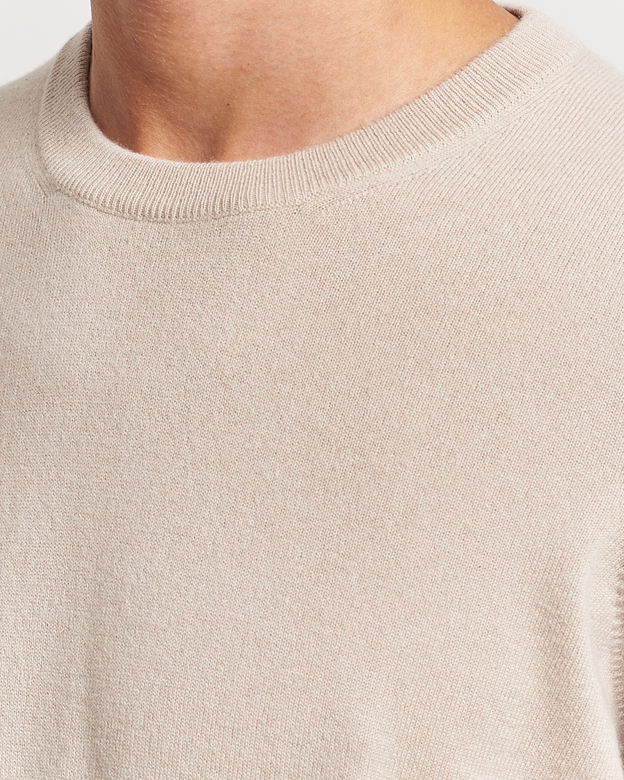 Mies | Puserot | Brunello Cucinelli | 2 Ply Cashmere Pullover Beige