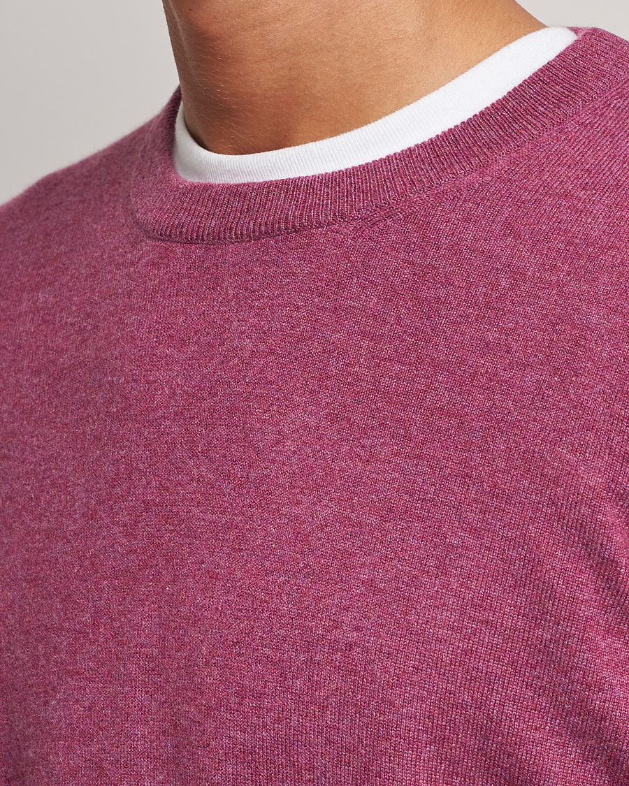 Mies | Puserot | Brunello Cucinelli | 2 Ply Cashmere Pullover Burgundy