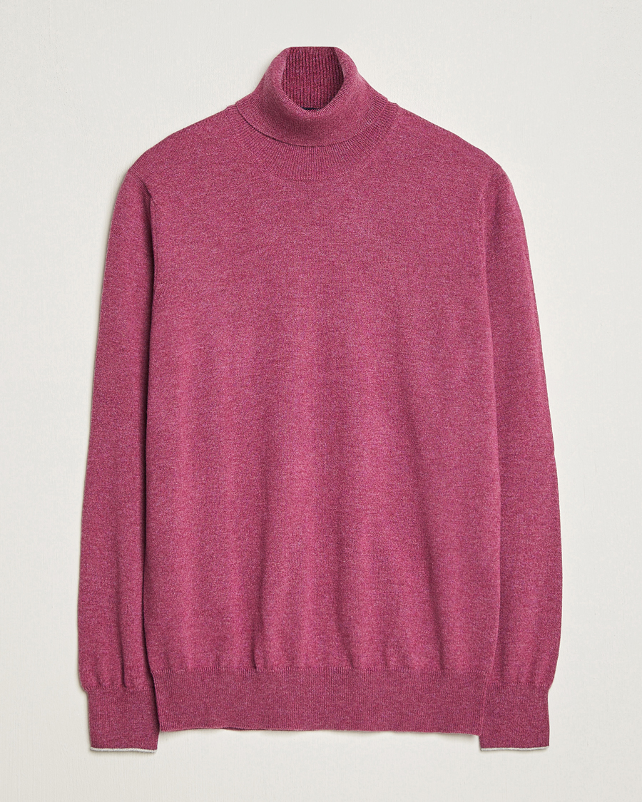 Mies | Poolot | Brunello Cucinelli | 2 Ply Cashmere Rollneck Burgundy