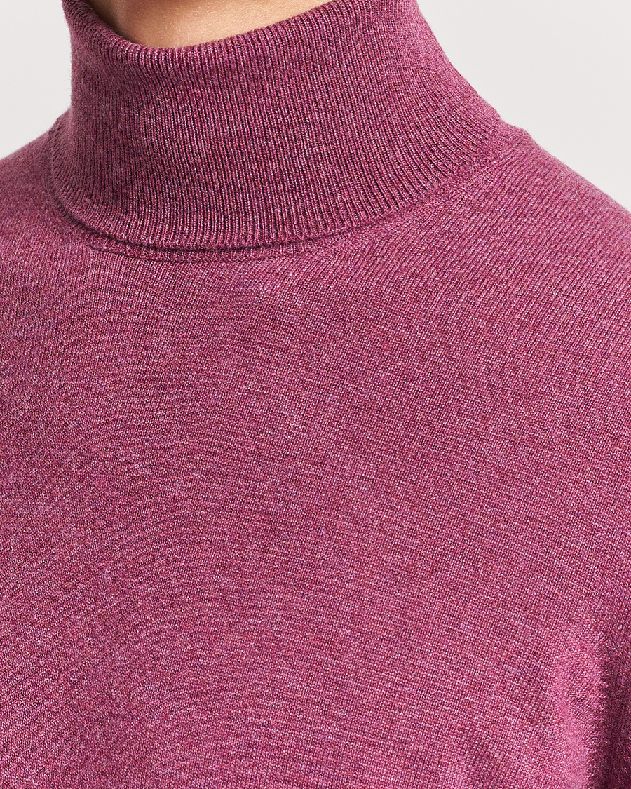 Mies | Puserot | Brunello Cucinelli | 2 Ply Cashmere Rollneck Burgundy