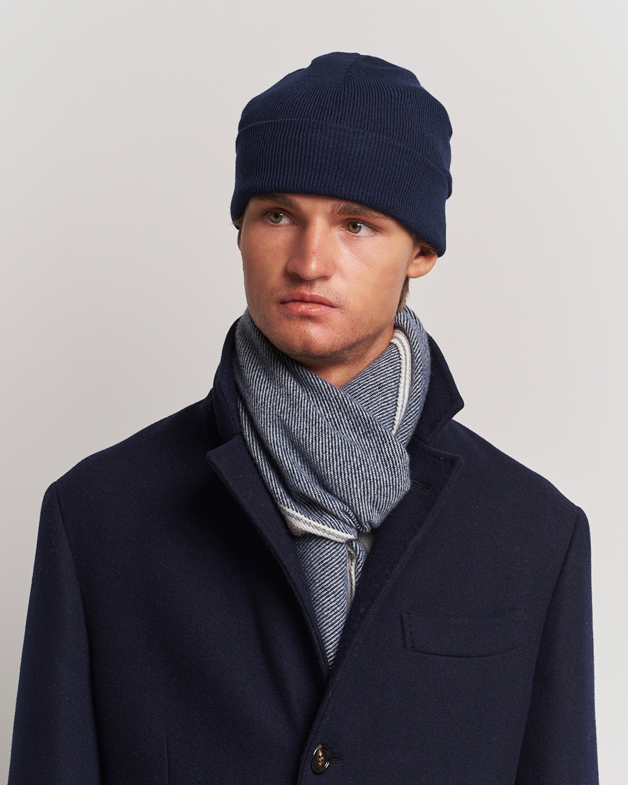 Mies | Brunello Cucinelli Cashmere Beanie Navy | Brunello Cucinelli | Cashmere Beanie Navy