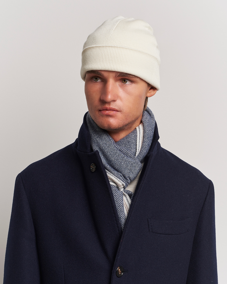 Mies | Brunello Cucinelli Cashmere Beanie Off White | Brunello Cucinelli | Cashmere Beanie Off White